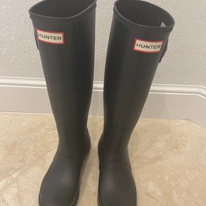 Hunter Rainboots Black Size 7